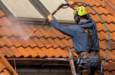 Démoussage et hydrofuge de toiture à Trémauville